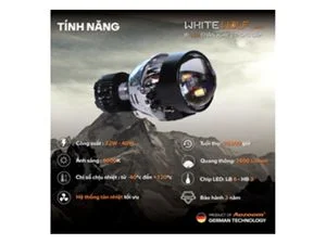 Phu-kien-den-tang-sang-am-thanh-AOZOOM-Bi-Led-chan-xoay- 2.0-White-Wolf-Light-T
